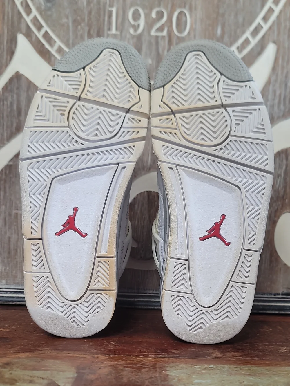 Nike Air Jordan 4 Retro 'White Oreo' Wmns 5.5 Good Condition, Fast Shipping.